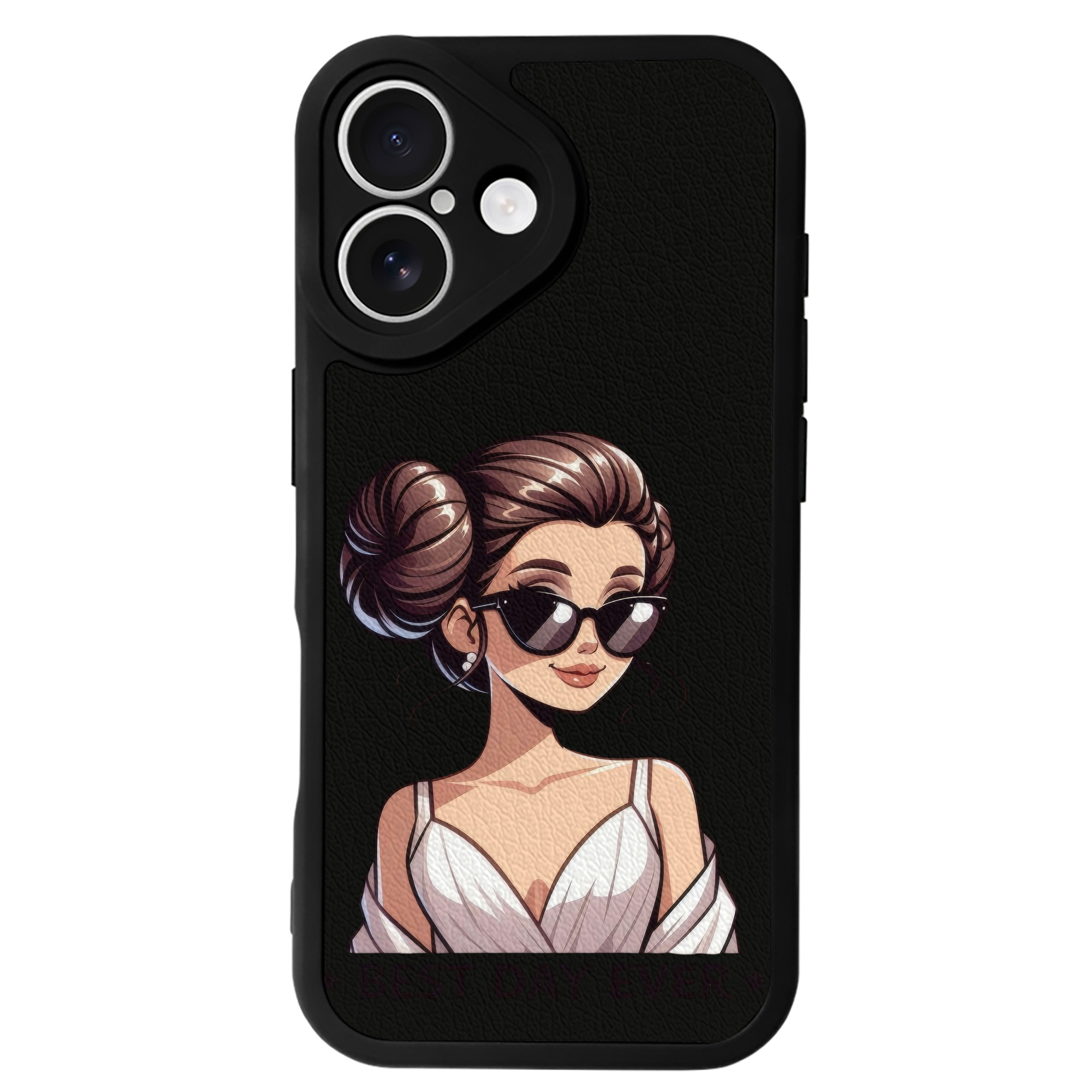 （画像用） スター・ウォーズ Star Wars 【iPhone 16シリーズ対応】シリコンスマホケース（レザー調） 材質：シリコン